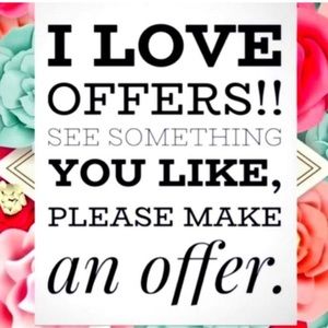 If you like something please send me an offer ❤️❤️❤️